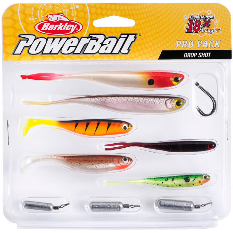 Kit Leurres Souples Berkley Pro Pack Drop Shot - Leurre de la pêche