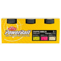 Attractant PowerBait ChromaGlow Crappie Nibble Asst - BERKLEY