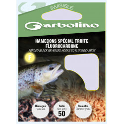 Hameçons montés Spécial Truite Fluorocarbone - GARBOLINO