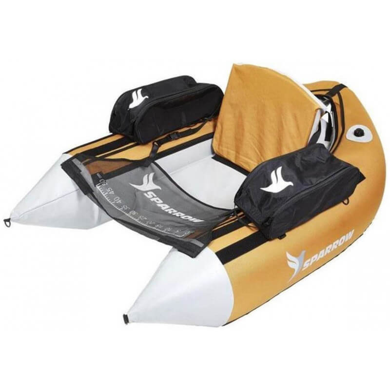 float tube trium orange et gris sparrow