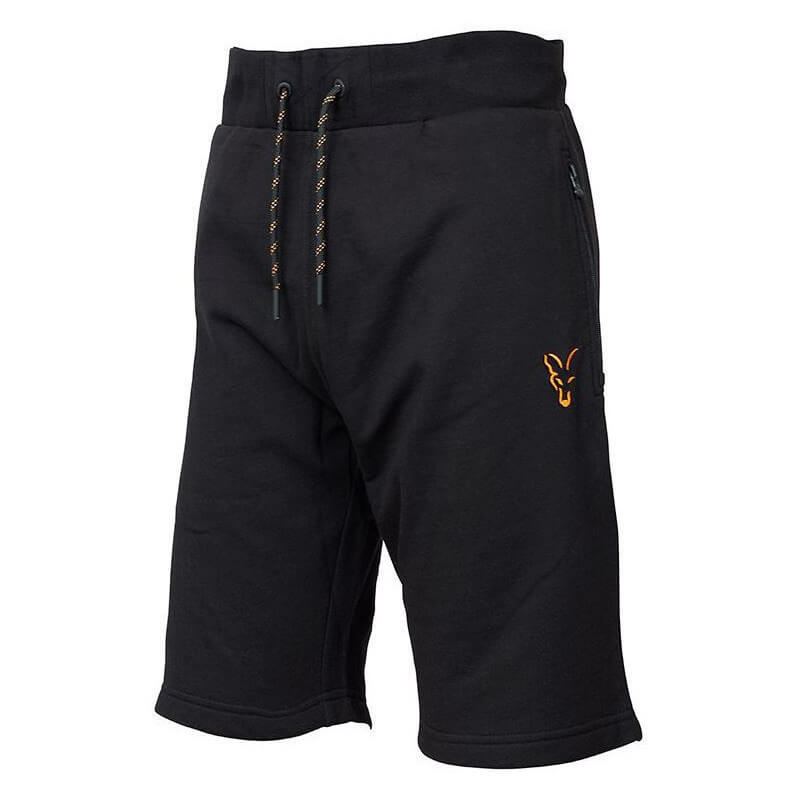 short lw jogger noir et orange fox