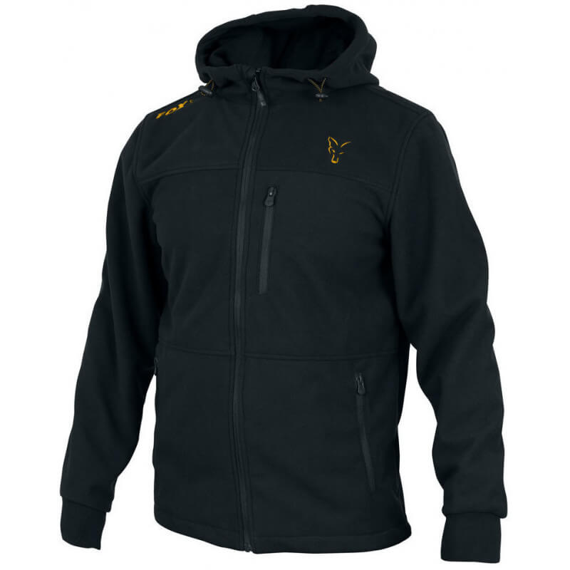 veste wind blocker noire et orange fox