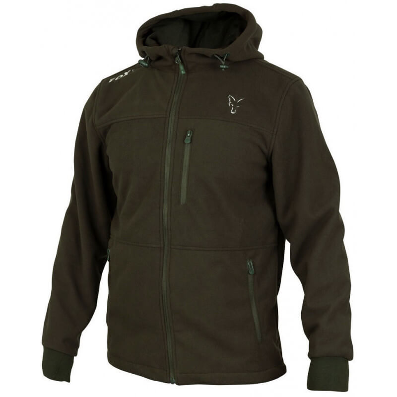 veste wind blocker verte et argent fox