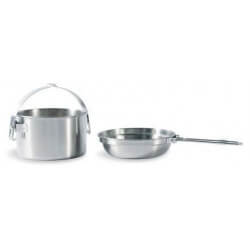 Kit Casserole avec poêle intégrée KETTLE Acier inox - TATONKA