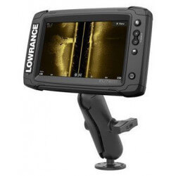 Support horizontal pour Lowrance Hook (3/4/5) et Elite TI 5 et 7" - RAM MOUNTS