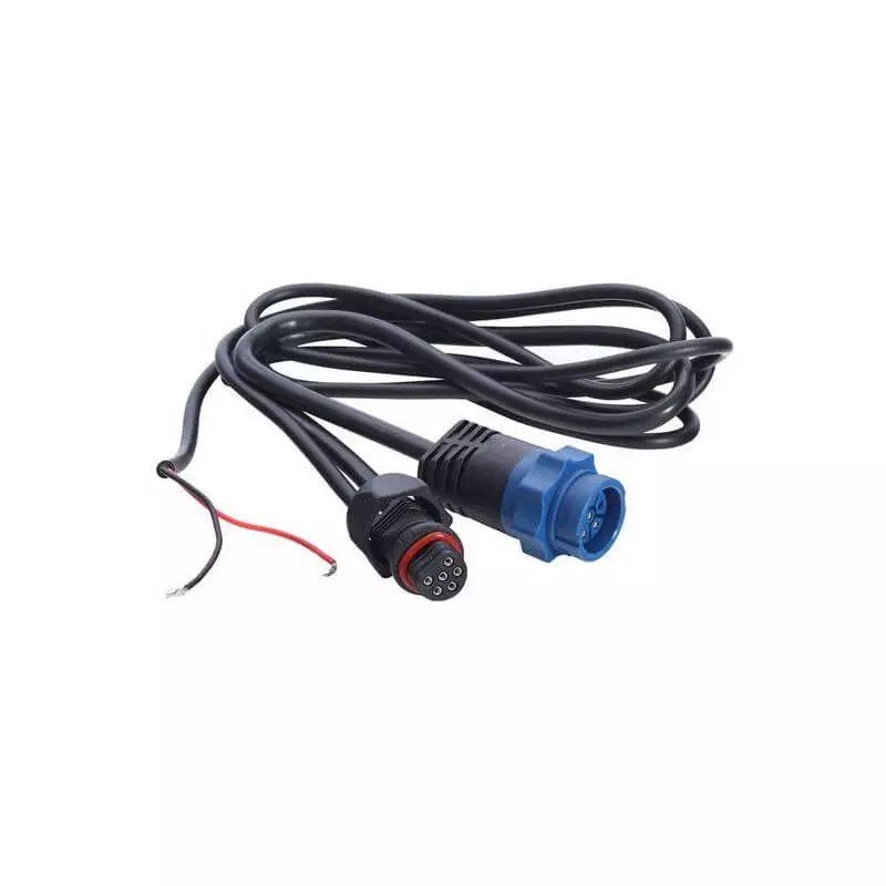 Câble adaptateur de sonde, prise bleue vers prise universelle - LOWRANCE