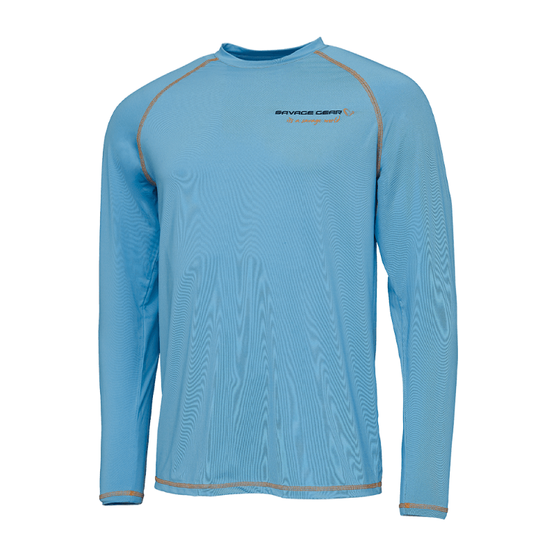 T-shirt à manche longue aqua UV Bonnie Blue - SAVAGE GEAR