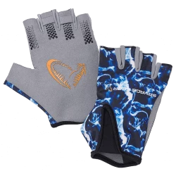 Gants mitaines doigts-coupés mer marine - SAVAGE GEAR