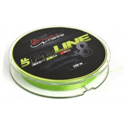 Tresse UF PE LINE x8 150 - Chartreuse - ULTIMATE FISHING