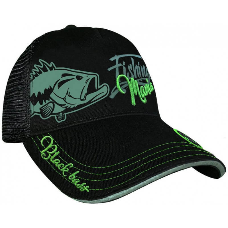 casquette black bass mania