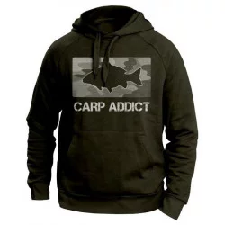 Sweat à capuche Carp Olive - YUKI