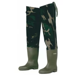 Cuissardes, pantalons de pêche, pantalons de bassin,pantalons de wading  avec bottes PVC caoutchouc 42/43