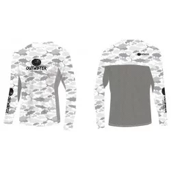 T-shirt manches longues UPF50+ Spreks - Fish Camo - OUTWATER