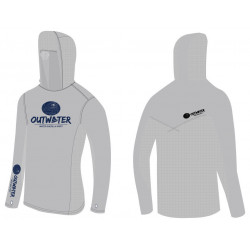 Sweat à capuche Guerilla UPF50+ Gray - OUTWATER