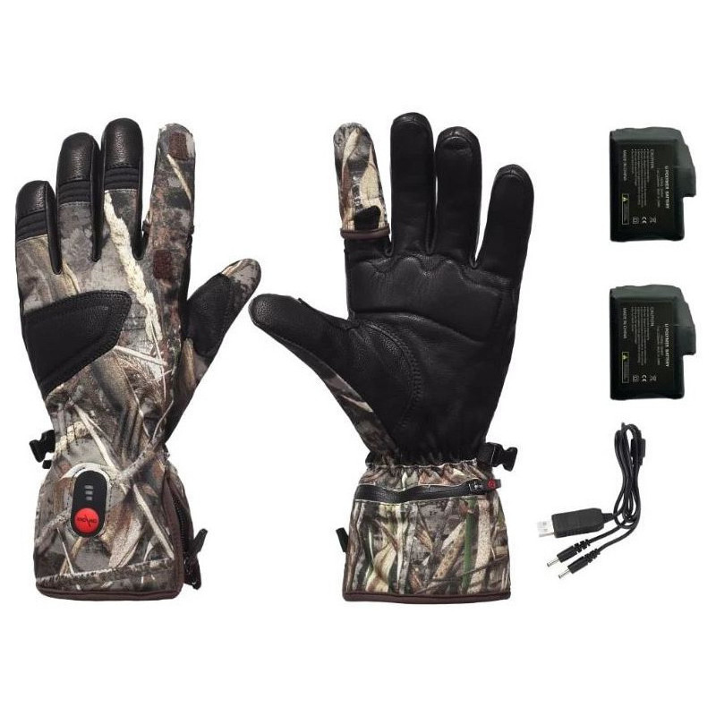 gants chauffants camouflage