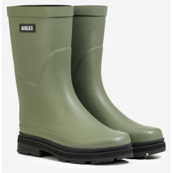 Bottillons femme Mid Rain Olivine - AIGLE