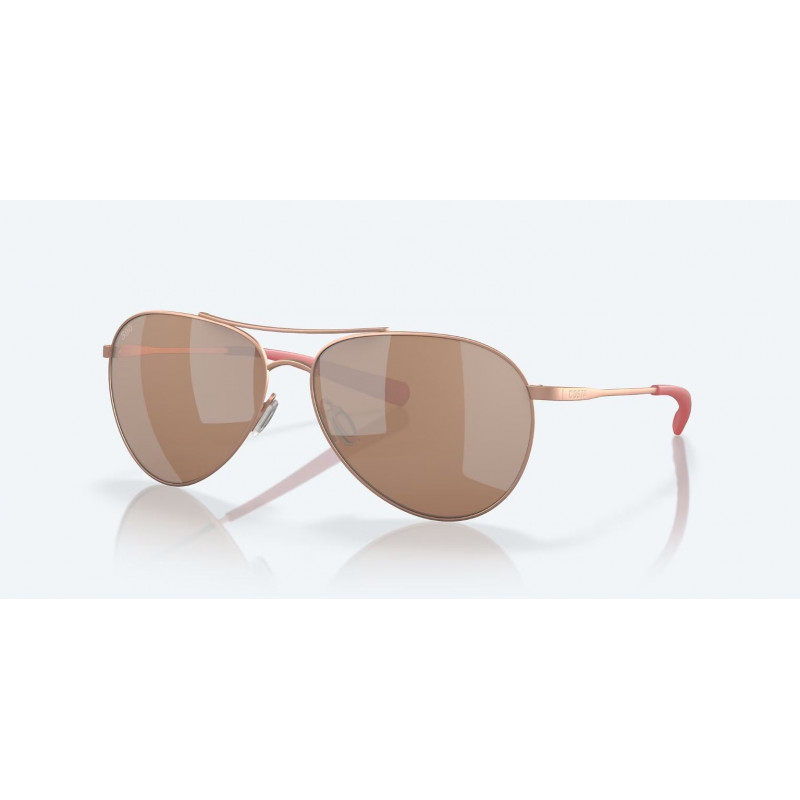 lunettes piper satin rose gold cooper silver mirror