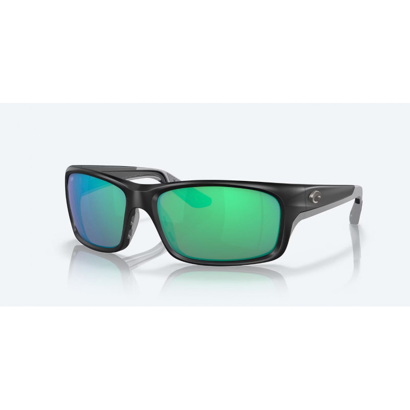 lunettes jose pro matte black green mirror