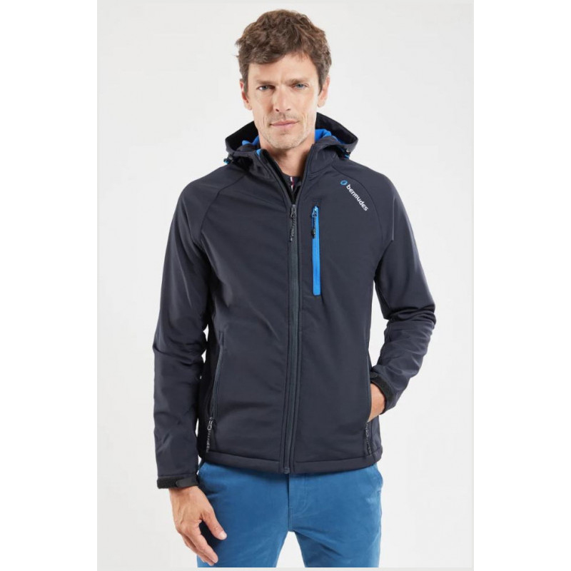 veste softshell seahood navy cobalt