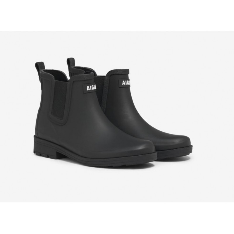 bottines de pluie carville noir