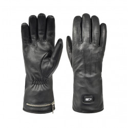 Gants chauffants en cuir - avec batterie rechargeable