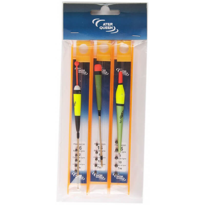 Kit 3 flotteurs pêche de loisir