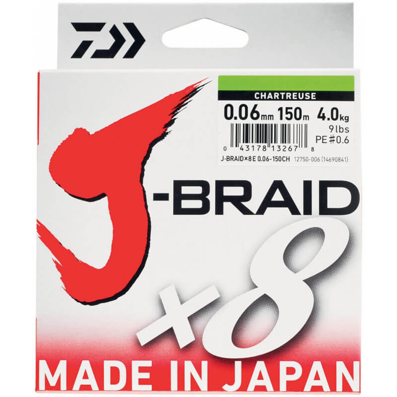 J-BRAID X8 Chartreuse 135 m