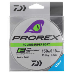 Fil nylon Fluorocarbone PROREX FC Line Super Soft 150 m - DAIWA