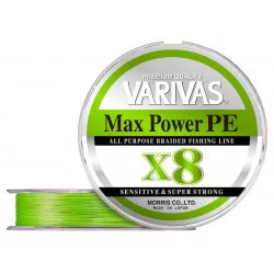 Tresse MAX POWER PE X8 Lime Green - VARIVAS