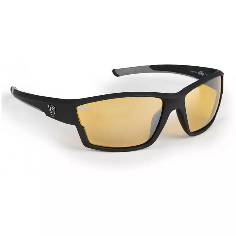 lunettes matt black amber fox rage