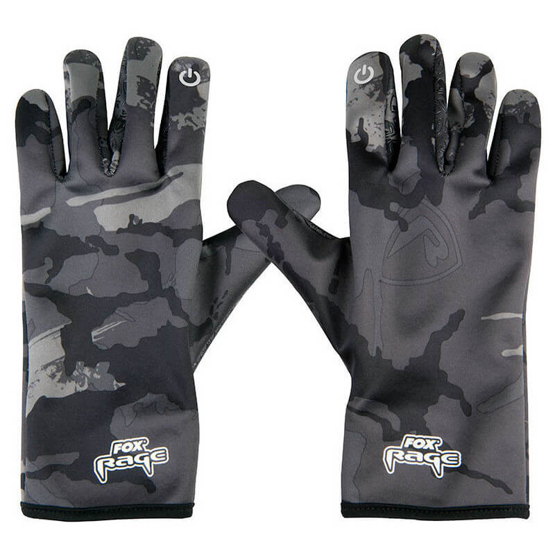 gants  thermal camo fox rage