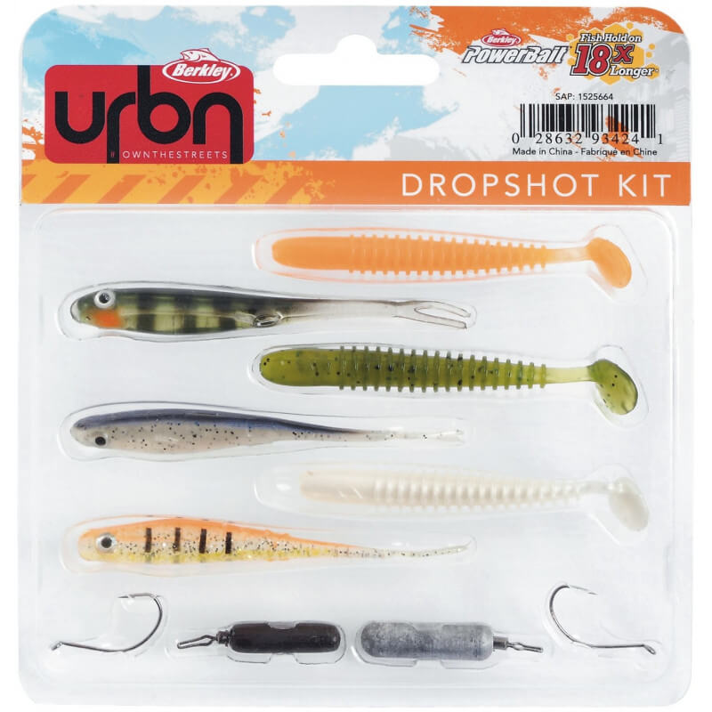 Kit leurres souples URBN Dropshot - BERKLEY